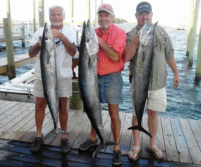 Danny, Buddy and Ryan Noland - Wahoo - Buddy 43lb citation2C others were 23 lb and 25 lb
