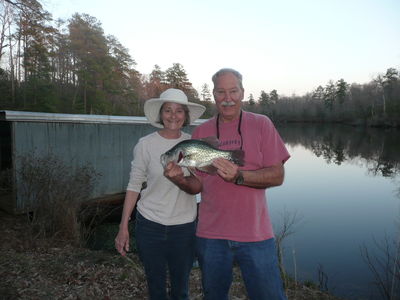 Karen Rountrey - Crappie at Taylors Pond
