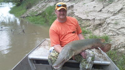 Lee Rothgeb - 43.2 lb Alligator Gar
